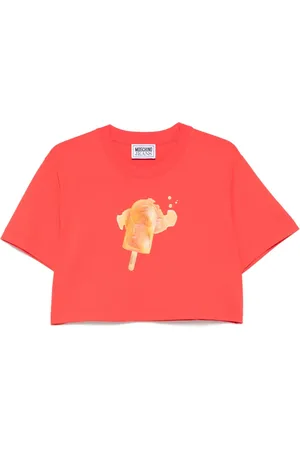 Moschino T-shirt in jersey con stampa