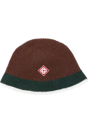 Casablanca Cappello a righe con lavorazione all