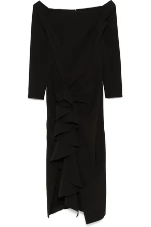 MOOS Abito midi con spalle scoperte