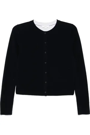 Vince Cardigan Tipped Half Moon