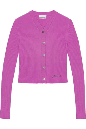 Ganni Cardigan con ricamo