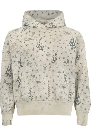 SAINT MXXXXXX Felpa con cappuccio effetto vissuto