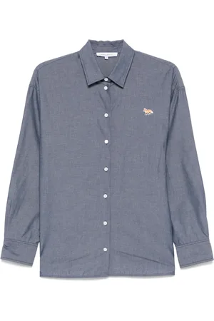 Maison Kitsuné Camicia con applicazione Fox