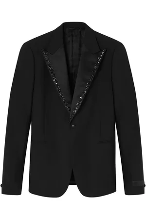 VERSACE Blazer monopetto con paillettes