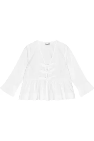 Ganni Blusa con cintura