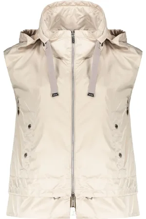 MOORER Gilet con cappuccio