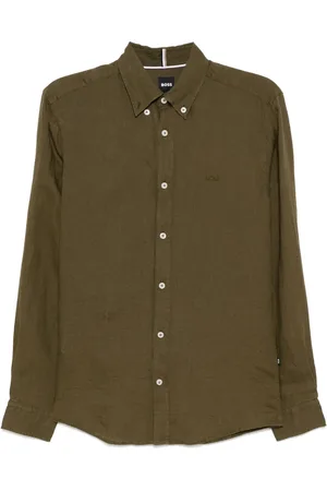 HUGO BOSS Camicia in lino
