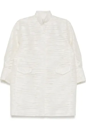 SHIATZY CHEN Giacca in jacquard con colletto alla coreana