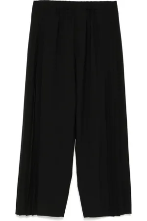 UNDERCOVER Pantaloni a gamba ampia con pieghe