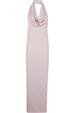 DRHOPE Abito lungo con scollo drappeggiato