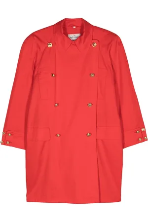 VALENTINO GARAVANI Trench con VLogo inciso anni 
