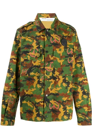 OFF-WHITE Camicia con stampa camouflage