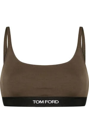 Tom Ford Bralette con logo jacquard