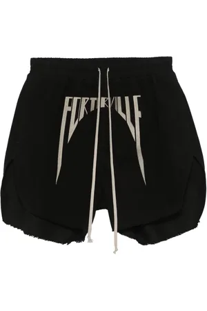 Rick Owens Shorts con ricamo