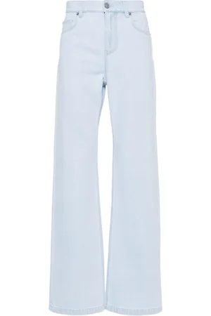 VERSACE Jeans dritti con applicazione