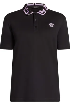 VERSACE Polo con ricamo Medusa