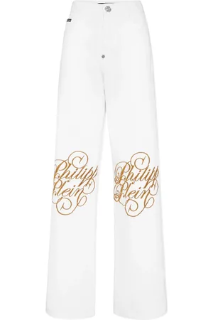 Philipp Plein Jeans con ricamo