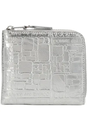 Comme des Garçons Logo-embossed leather wallet