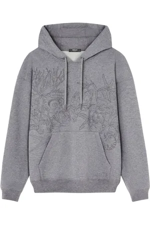 VERSACE Felpa Barocco Sea con ricamo
