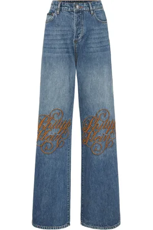 Philipp Plein Jeans con ricamo
