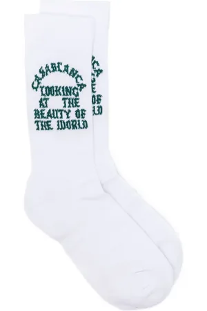 Casablanca Calzini con logo jacquard