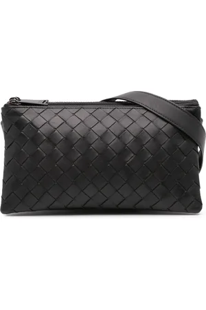 Bottega Veneta Borsa a tracolla Triple Zip con design Intrecciato in nappa 2012-2024