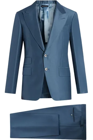 Tom Ford Completo monopetto in lana misto seta