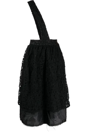 Comme des Garçons Gonna a vita alta in pizzo a fiori