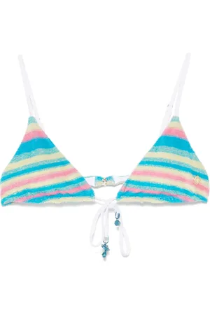 Casablanca Top bikini a righe