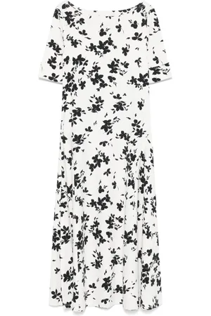 Ralph Lauren Abito midi con stampa a fiori