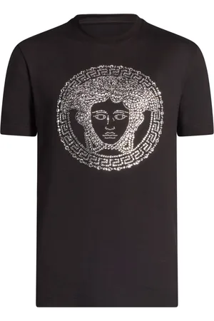 VERSACE T-shirt Medusa con strass