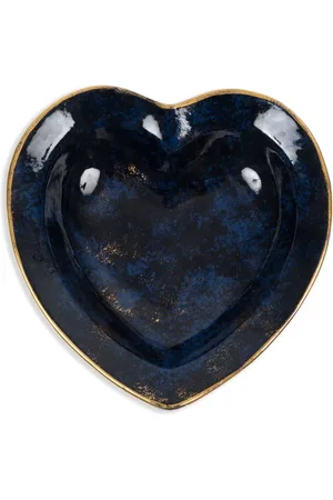 Dior Piatto Navy heart in porcellana anni 