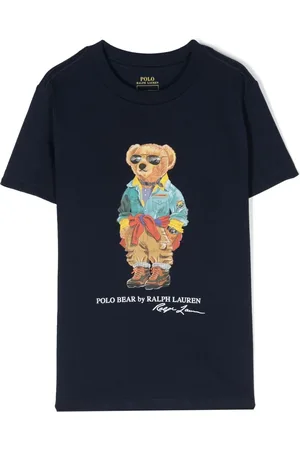 Ralph Lauren T-shirt con stampa Polo Bear