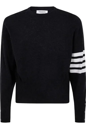 Thom Browne Maglione a girocollo con bande