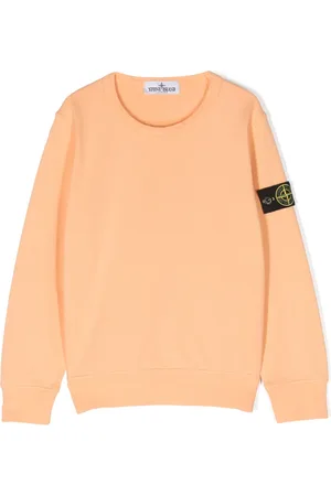 Stone Island Felpa con applicazione Compass