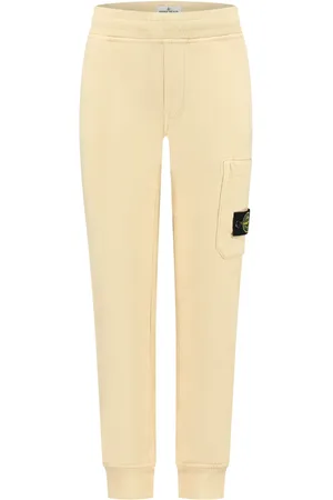 Stone Island Pantaloni sportivi con applicazione Compass