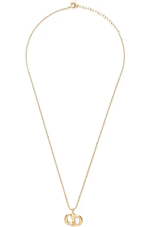 Dior Collana con placca logo 1990-2015