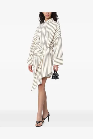 By Malina Chemisier a righe con cintura