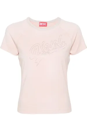 Diesel T-shirt T-Vincie con strass