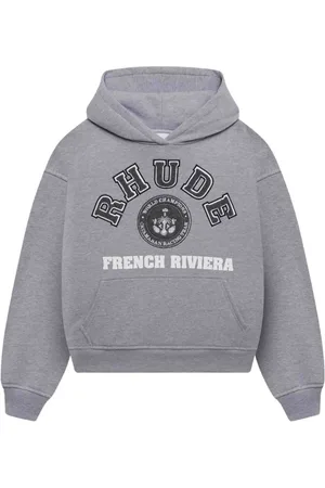 Rhude Felpa con cappuccio e logo