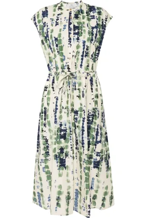 Woolrich Abito midi con stampa astratta