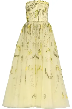 MONIQUE LHUILLIER Abito smanicato