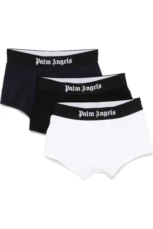 Palm Angels Set 3 boxer con banda logo