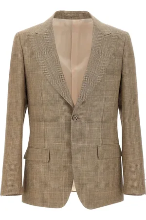 LARDINI Blazer con motivo pied-de-poule