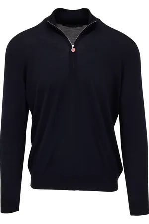 Kiton Maglione con mezza zip