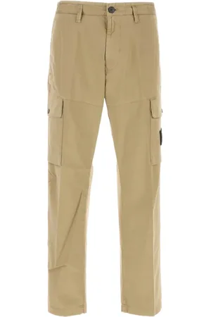 Stone Island Pantaloni in twill di cotone