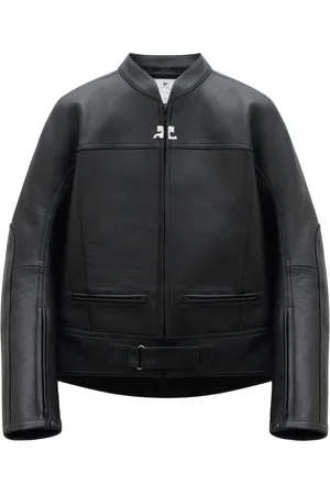 Courrèges Bomber Scuba in pelle