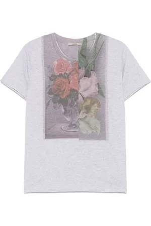 ODEEH T-shirt a fiori