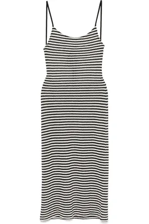 Emporio Armani Abito midi a righe