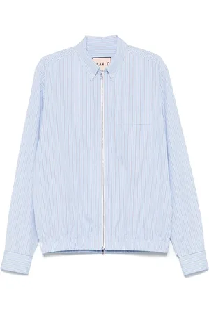 Plan C Camicia in popeline a righe